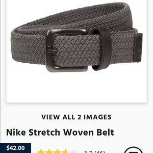 Nike Stretch Woven Belt - Dark Grey